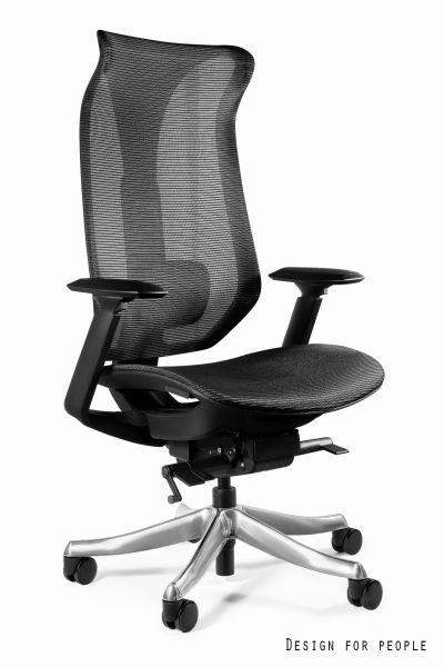Fotel biurowy Focus - black frame, black mesh/mesh (ML022H) 