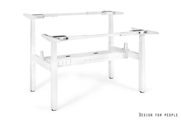 Stelaż biurka ACTIVE II - BIAŁY - STELAŻ REGULOWANY W ZAKRESIE 119-150 CM