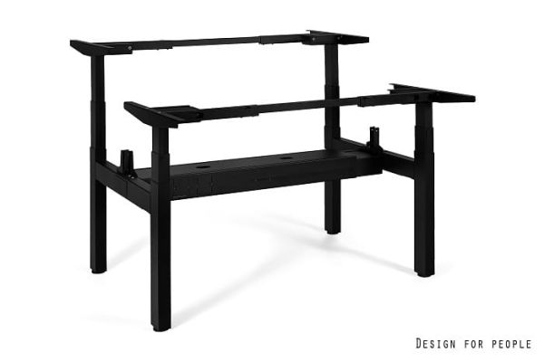 Stelaż biurka ACTIVE II - CZARNY - STELAŻ REGULOWANY W ZAKRESIE 119-150 CM