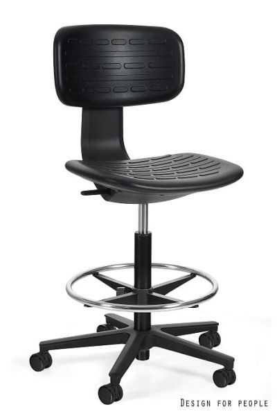 Krzesło medyczne ROBIN - CZARNY STELAŻ, CZARNY