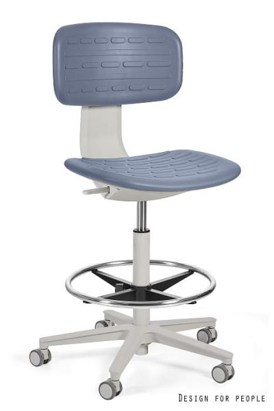 Krzesło medyczne ROBIN - SZARY STELAŻ, SZARY