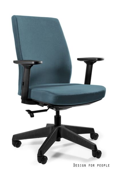Fotel biurowy WORK - BL414 STEELBLUE