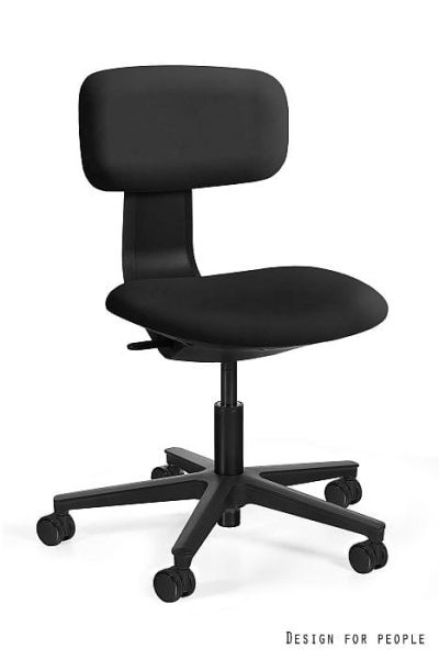 Krzesło medyczne ROBIN - CZARNY STELAŻ, EKO-SKÓRA BST323-011