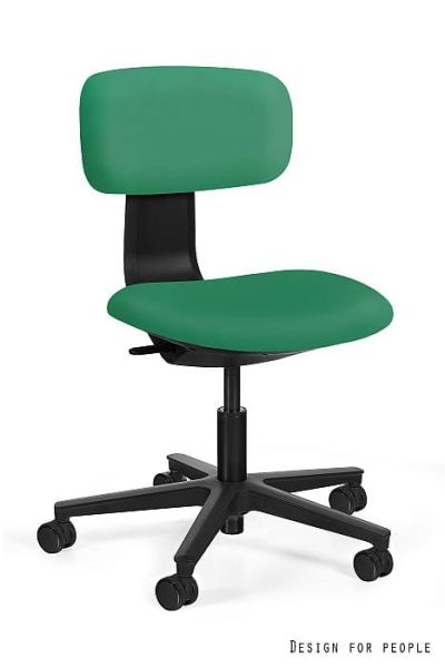 Krzesło medyczne ROBIN - CZARNY STELAŻ, EKO-SKÓRA BST323-017