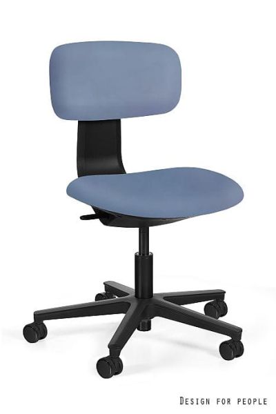 Krzesło medyczne ROBIN - CZARNY STELAŻ, EKO-SKÓRA BST323-019