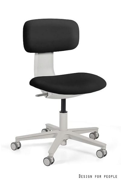 Krzesło medyczne ROBIN - SZARY STELAŻ, EKO-SKÓRA BST323-011