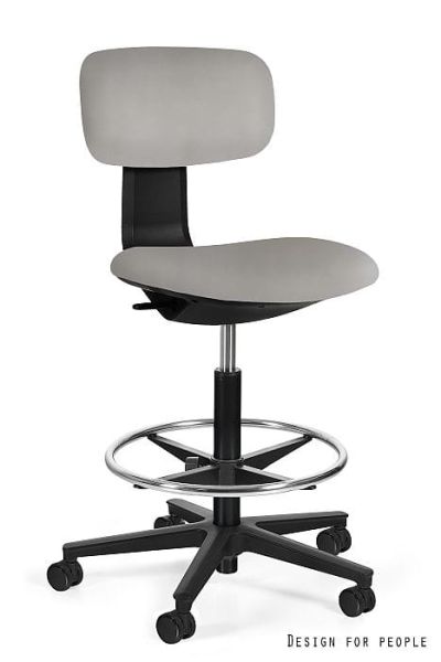 Krzesło medyczne ROBIN - CZARNY STELAŻ, EKO-SKÓRA BST323-071