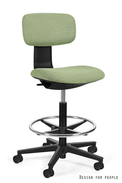 Krzesło medyczne ROBIN - CZARNY STELAŻ, TKANINA VICO-008