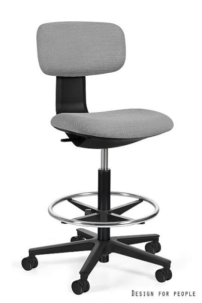 Krzesło medyczne ROBIN - CZARNY STELAŻ, TKANINA VICO-022