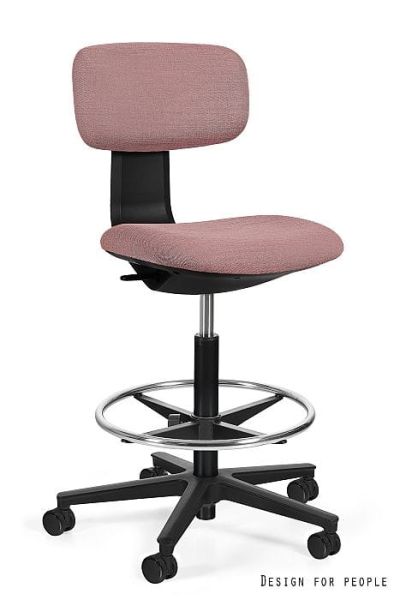 Krzesło medyczne ROBIN - CZARNY STELAŻ, TKANINA VICO-041