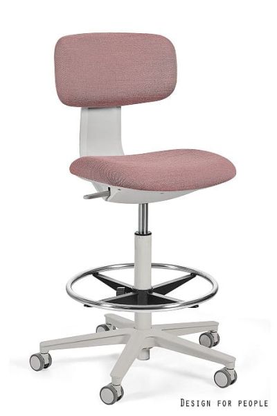 Krzesło medyczne ROBIN - SZARY STELAŻ, TKANINA VICO-041