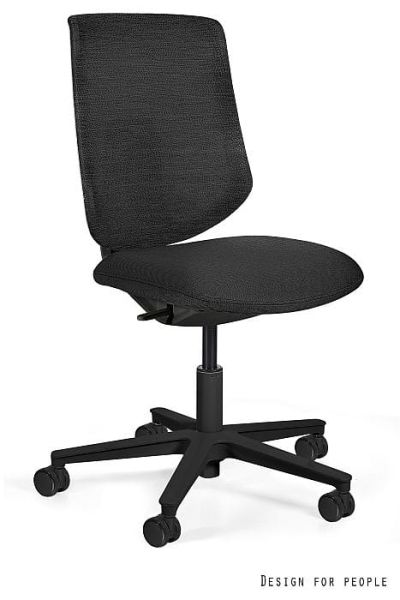 Fotel biurowy LAPIS - CZARNY STELAŻ, SIATKA HY2050-15/TKANINA VICO-026