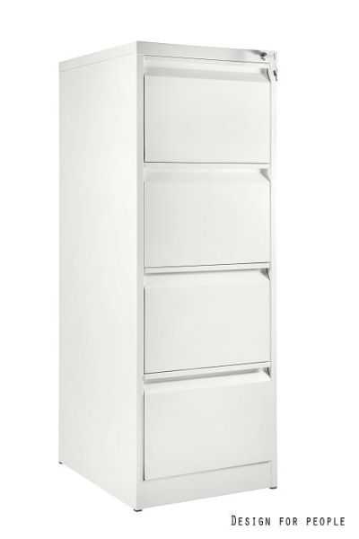 Szafka metalowa kontener XD-001-4D - BIAŁY