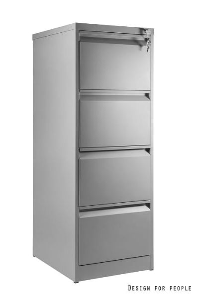 Szafka metalowa kontener XD-001-4D - SZARY