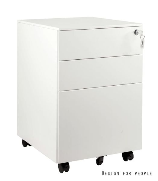 Szafka metalowa kontener XD-040-3 BIAŁY