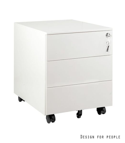 Szafka metalowa kontener XD-041-3 BIAŁY