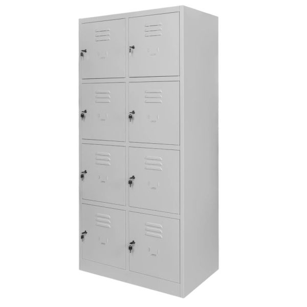 Szafka skrytkowa BHP Mega-M J-80/8 Szara