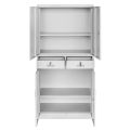 Szafa-biurowa-metalowa-na-dokumenty-Mega-M-WENUS-pelne-drzwi-2-szuflady-S-90-cm-G-40-cm-H-185-cm-szara-skrecana-4.jpg
