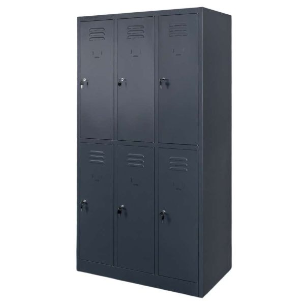 Szafka skrytkowa BHP Mega-M 6 Grafitowa