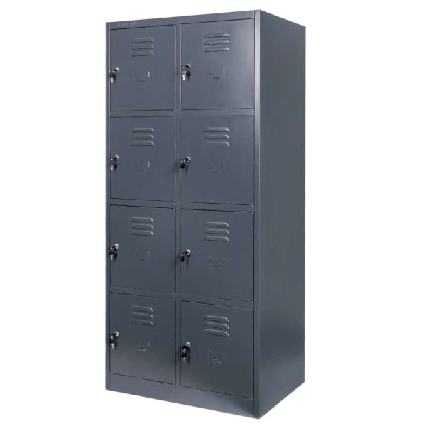 Szafka skrytkowa BHP Mega-M J-80/8 Grafitowa