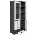 Szafa-biurowa-metalowa-na-akta-Mega-M-WENUS-przeszklone-drzwi-4-szuflady-S-90-cm-G-40-cm-H-185-cm-grafitowa-szary-front-11.jpg