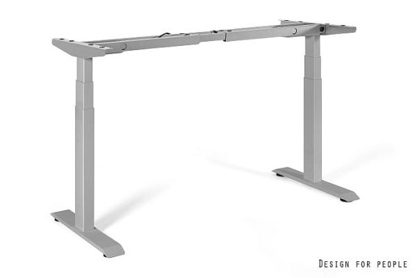 Stelaż biurka ACTIVE I - SZARY - STELAŻ REGULOWANY W ZAKRESIE 119-150 CM