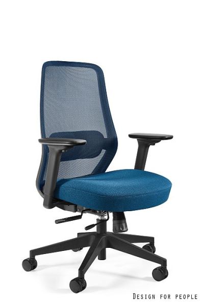 Fotel biurowy SONIC (6125BG) - HY3060 BLUE/JAED823-12 BLUE