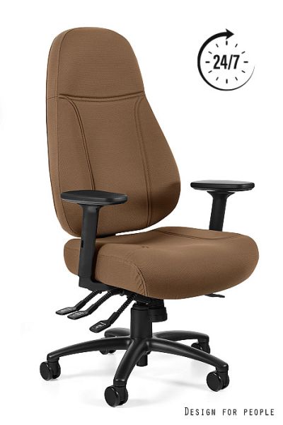 Fotel biurowy SAGA (639) - BL409 TAUPE