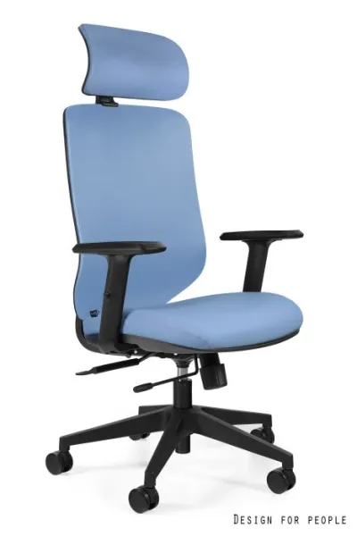 Fotel biurowy HIT - PU BLUE