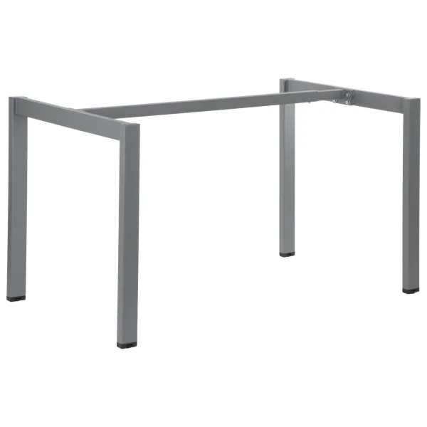 Stelaż ramowy stołu, biurka NY-132A/59 - długość regulowna 99-159 cm, głębokość 59,6 cm, szary