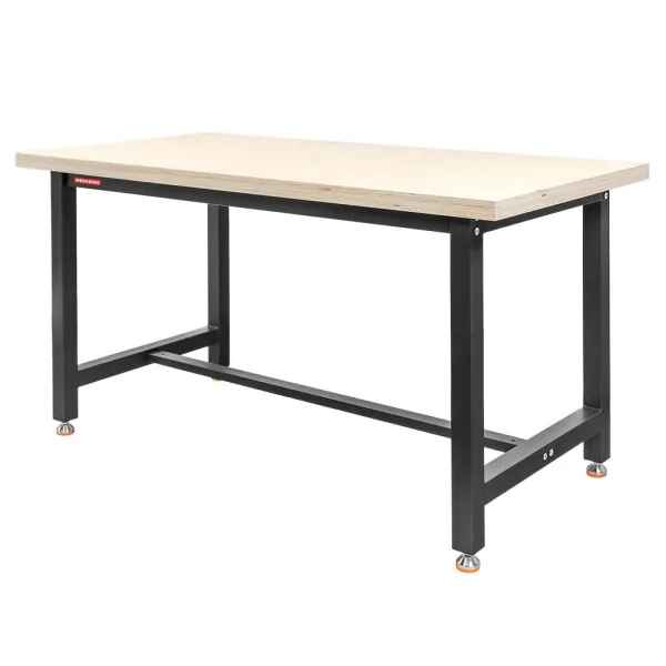 Stół warsztatowy WERKBERG S-150 cm G-75 cm H-80 cm grafit