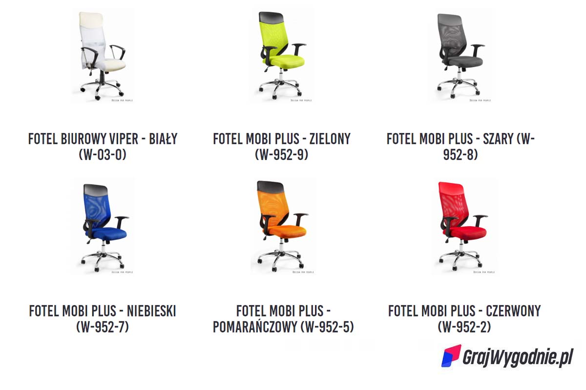 Fotele biurowe ergonomiczne do biur w urzędach