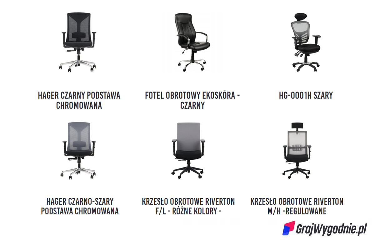 fotele biurowe GrajWygodnie.pl