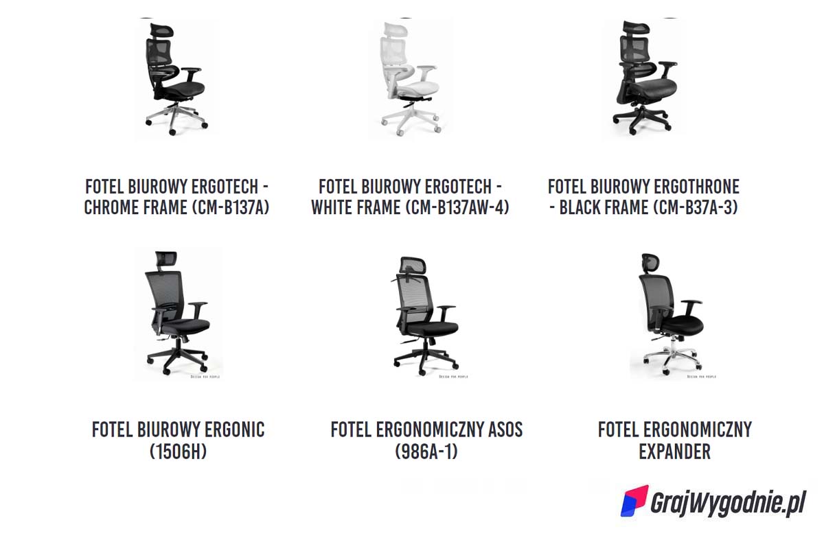 Fotele do biur ergonomiczne spełniające wymogi BHP