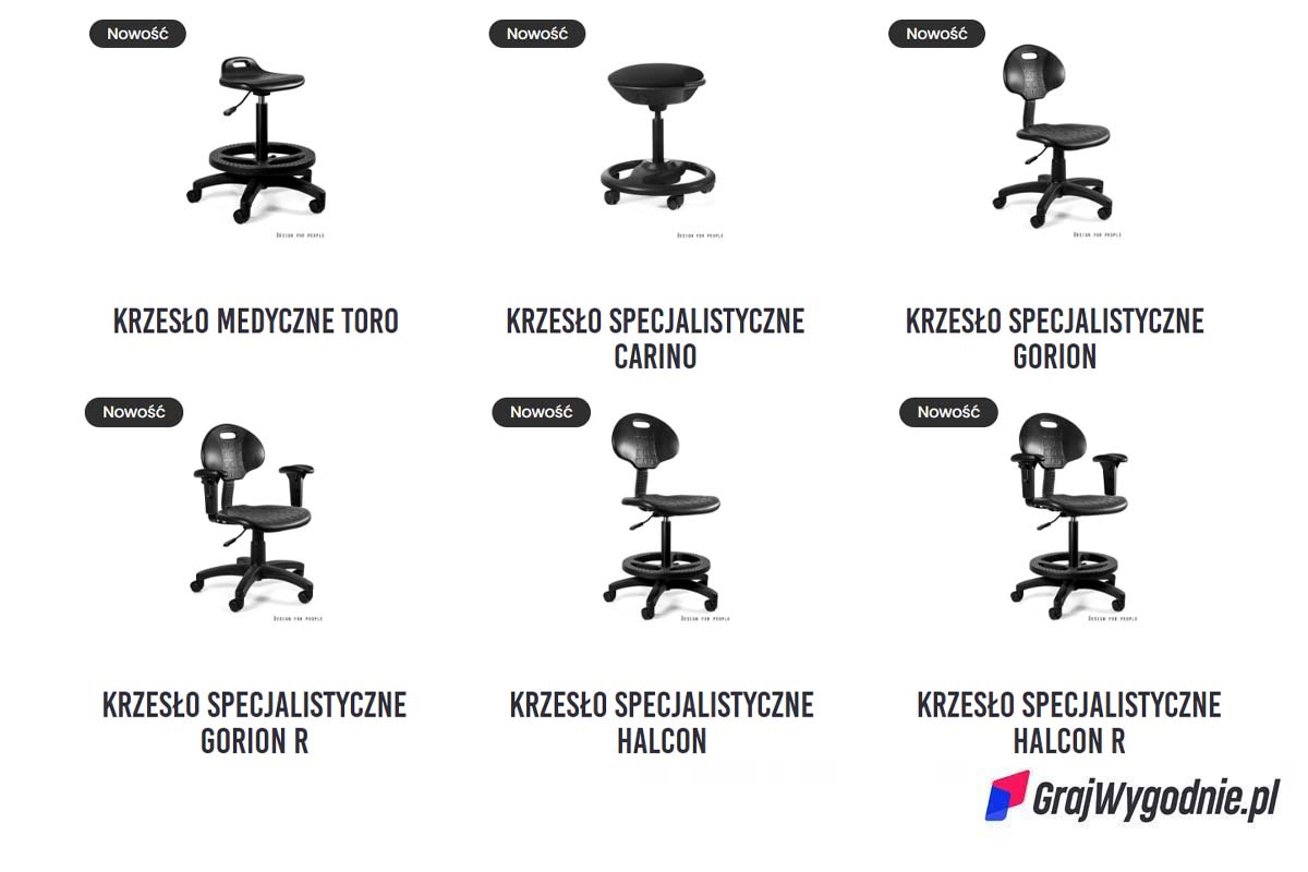 oferta krzeseł na GrajWygodnie.pl