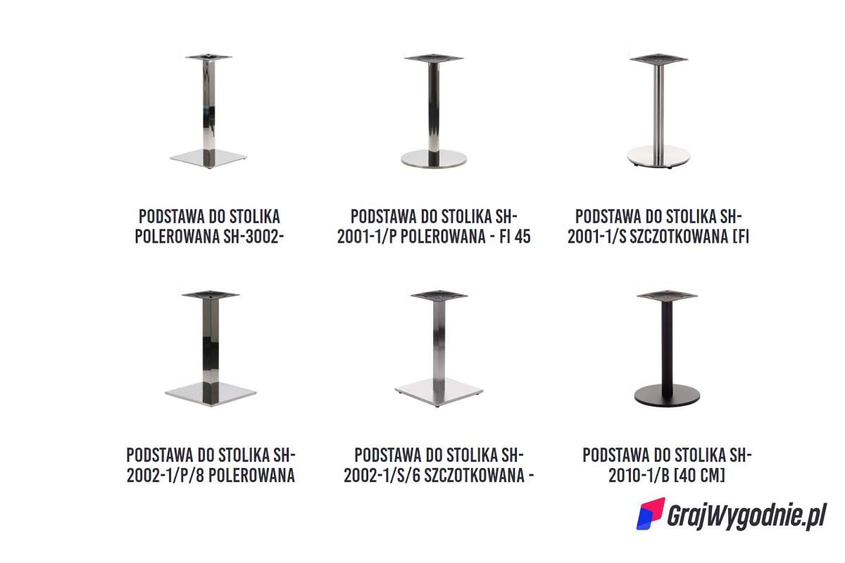 podstawy stolików GrajWygodnie.pl