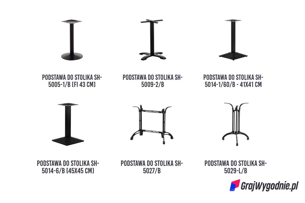 Podstawy stolików w gastronomii – na co zwrócić uwagę przy wyborze?